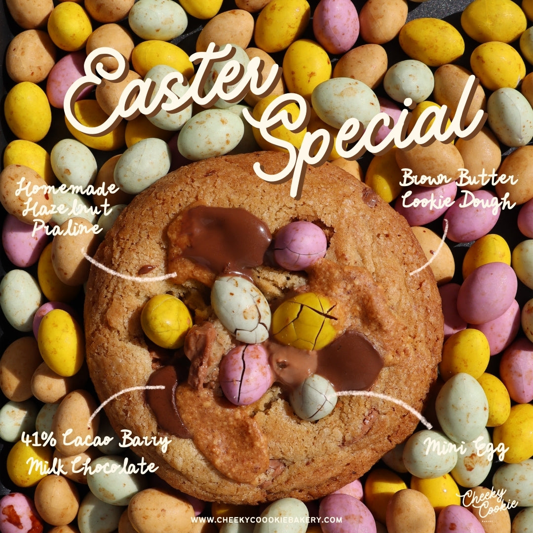 EASTER SPECIAL - CHOCOLATE HAZELNUT EGG COOKIE